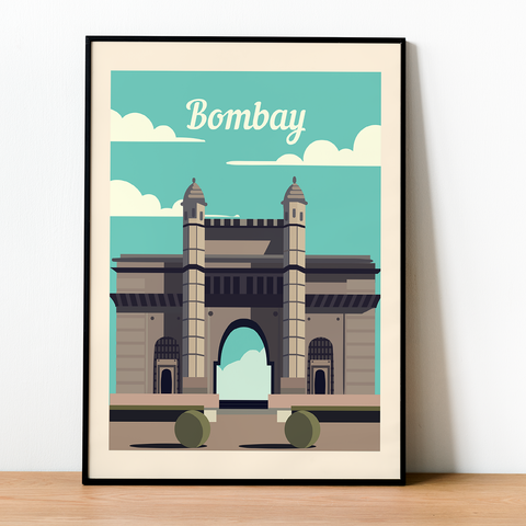 Bombay-Retro-Plakat