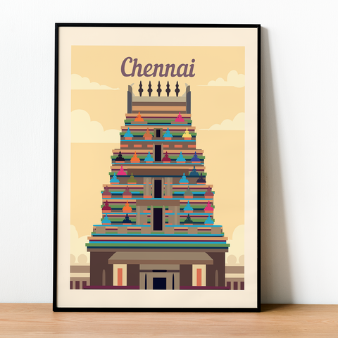 Chennai-Retro-Plakat