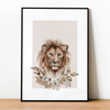 Lion, affiche minimaliste
