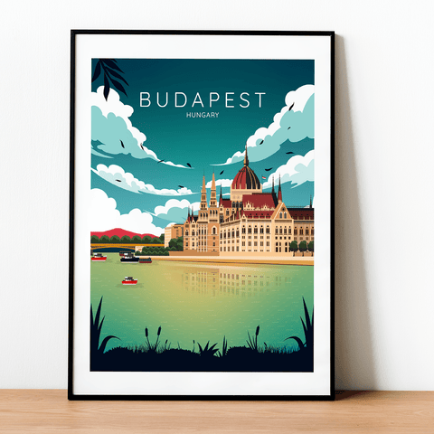 Budapest Nacht Poster