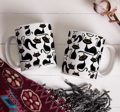 Black cats - Kawaink