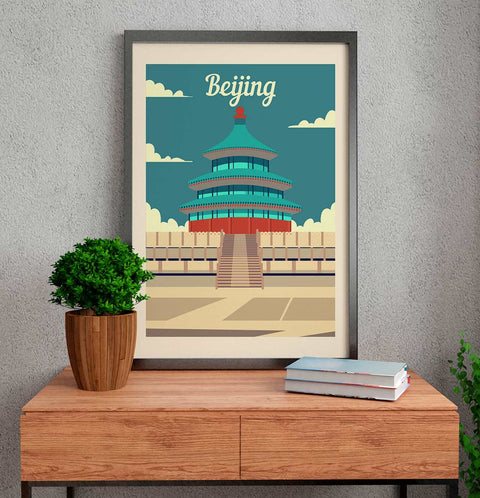Beijing retro poster