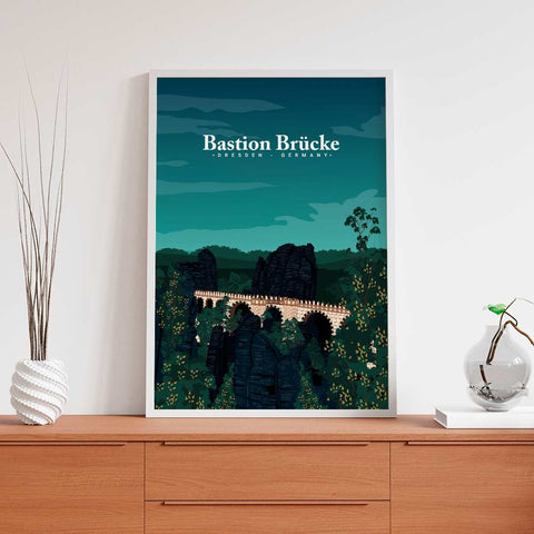 Bastion Brücke night poster