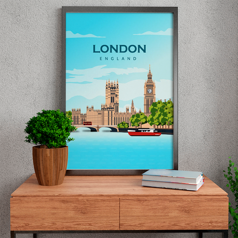 London Tagesstadt-Poster