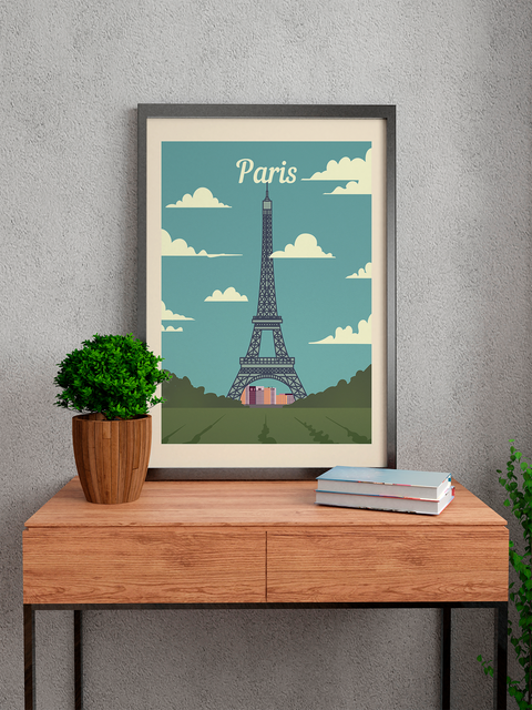 Affiche rétro Paris