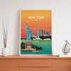 New York City wallart - Kawaink