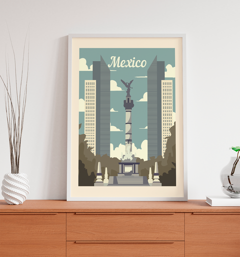 Mexico retro poster