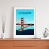 San Francisco day city poster