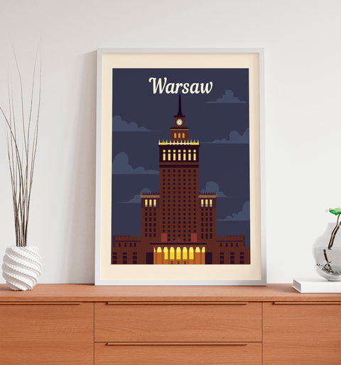 Warschauer Retro-Poster
