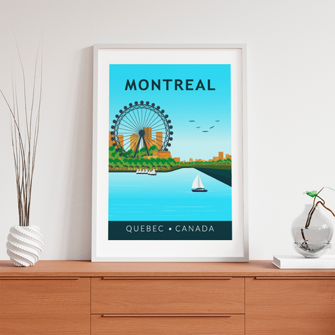 Montreal Tagesstadt-Poster