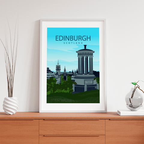 Edinburgh day city poster