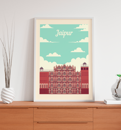Jaipur-Retro-Plakat