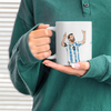 Legende von Lionel Messi - Becher im handgezeichneten Stil