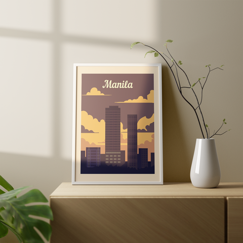 Manila-Retro-Plakat
