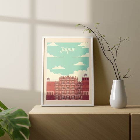 Jaipur-Retro-Plakat