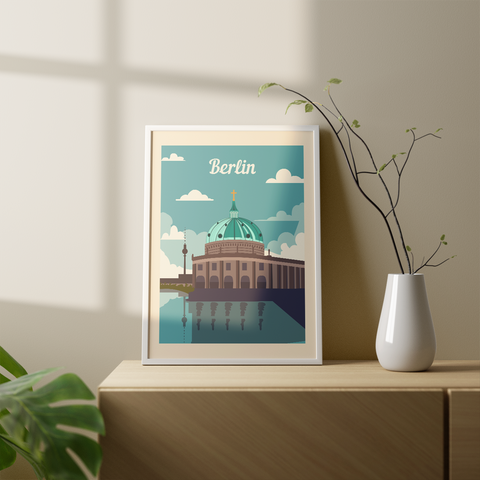 Affiche rétro de Berlin
