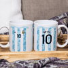 Messi white mug