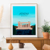 Athens day city poster