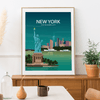 New York City poster - Kawaink