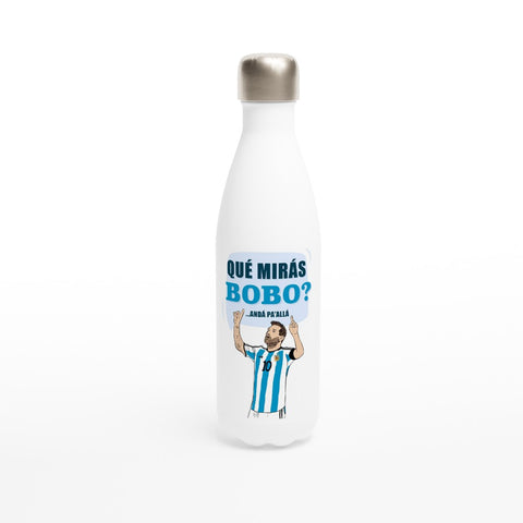 Messi - Que miras bobo? - water bottle