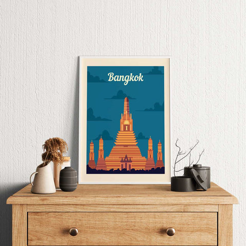 Bangkok retro poster