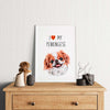 I love my Penkingese, poster for pet lovers - Kawaink