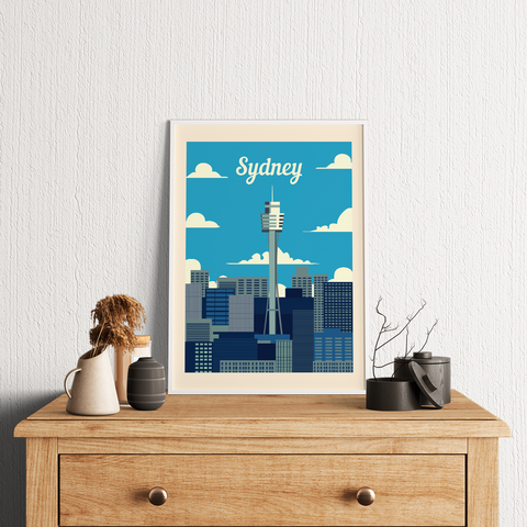 Retro-Plakat von Sydney
