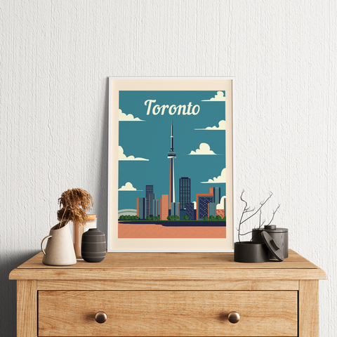 Affiche rétro de Toronto