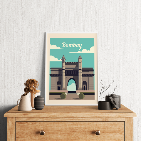Bombay-Retro-Plakat