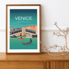 Venice night poster - Kawaink
