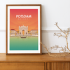 Potsdam sunset city poster